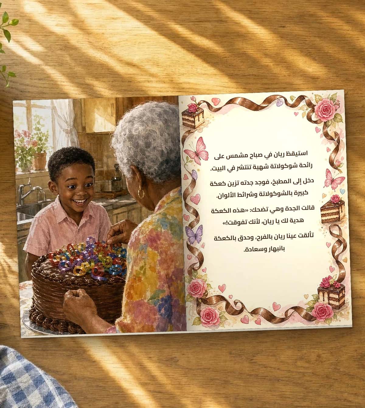 A page of the story