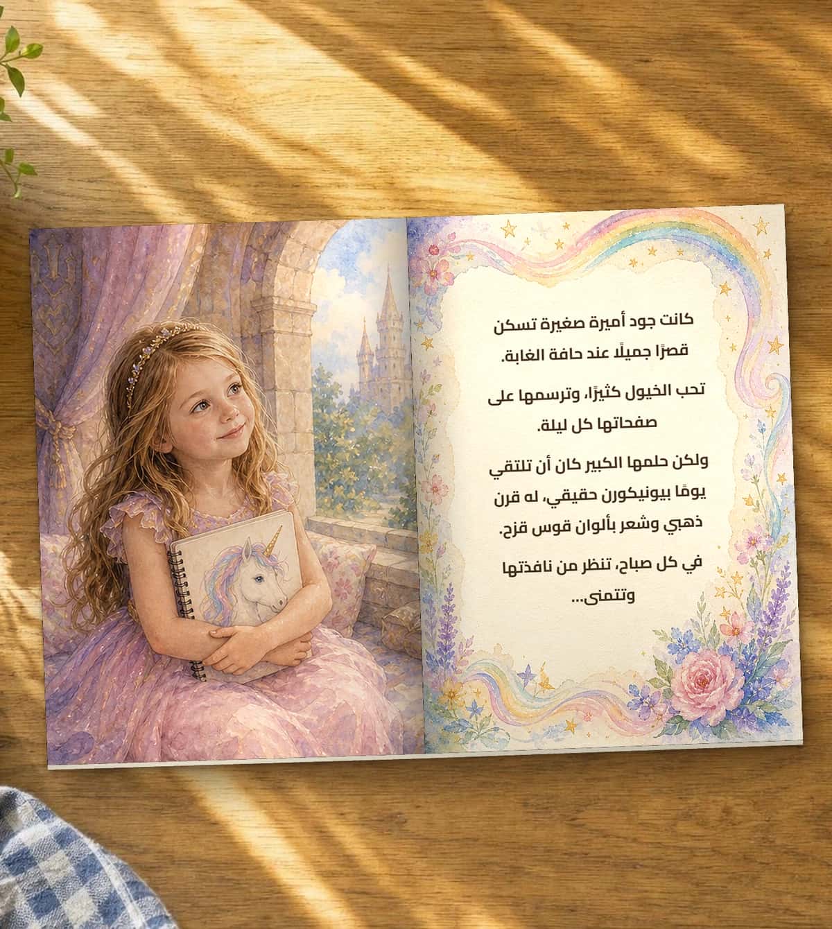 A page of the story