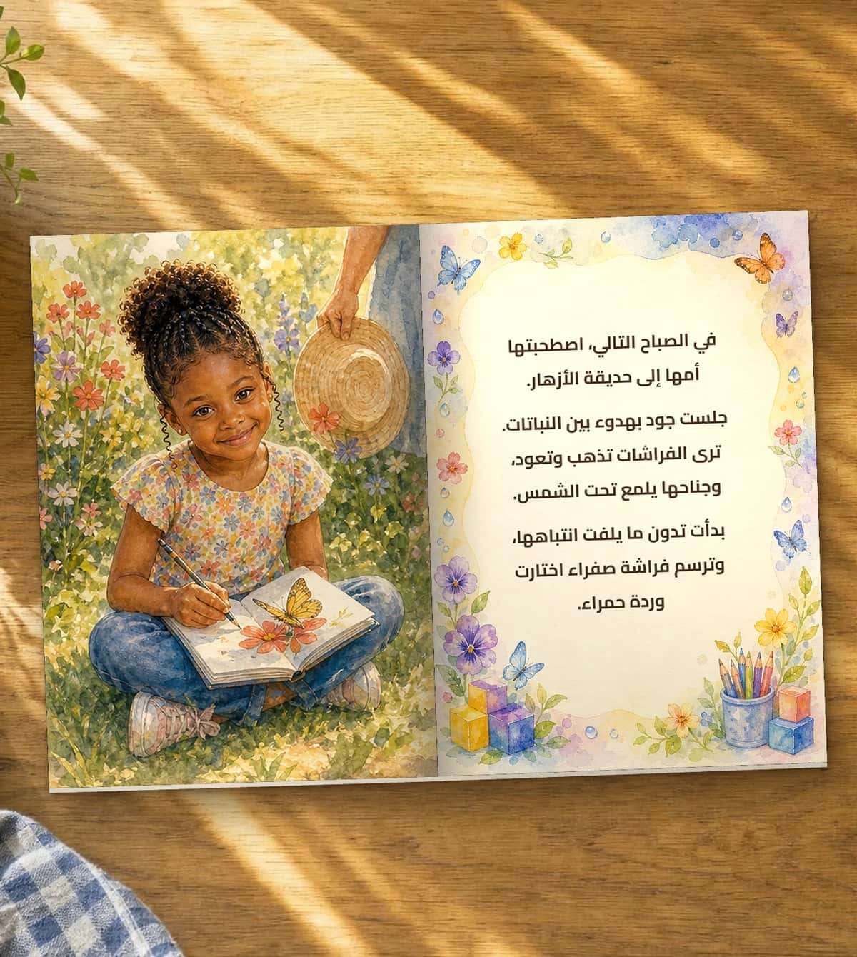 A page of the story