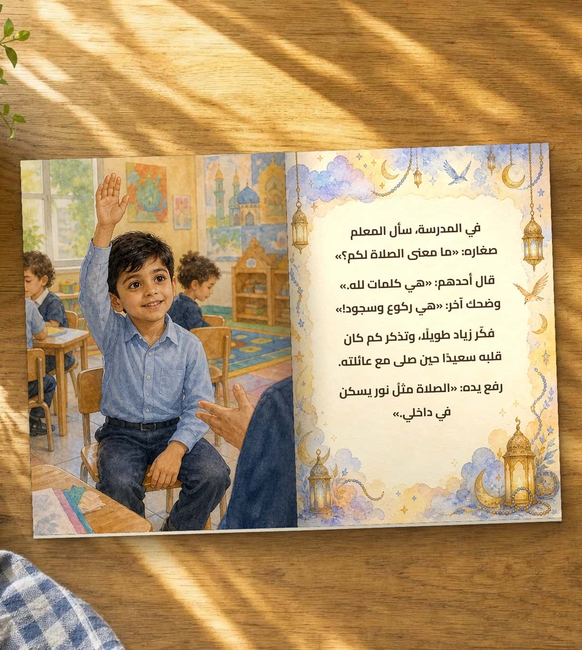 A page of the story