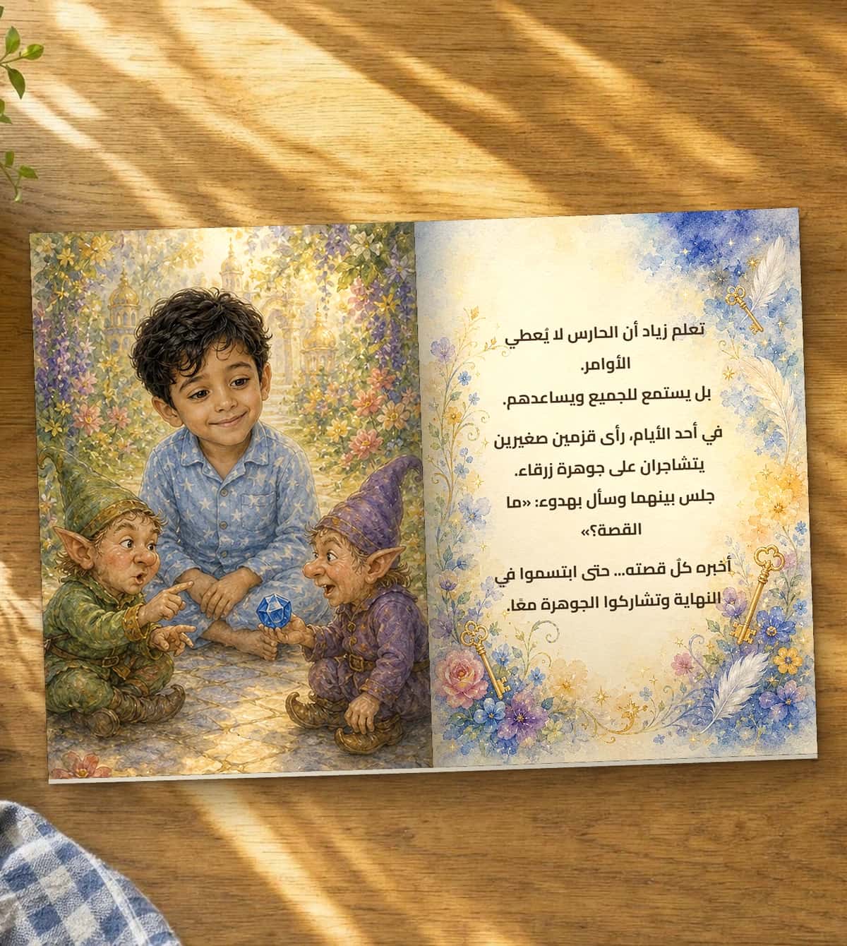 A page of the story