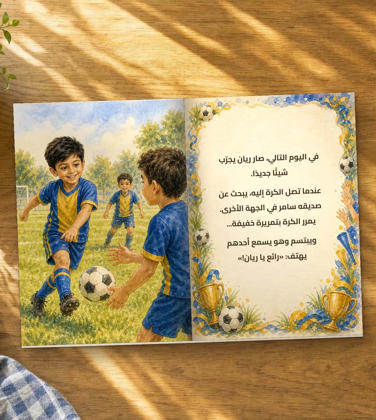 A page of the story