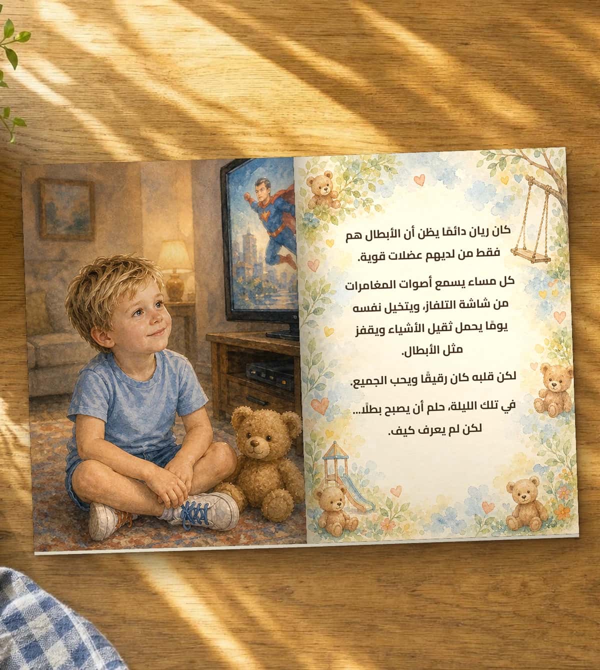 A page of the story