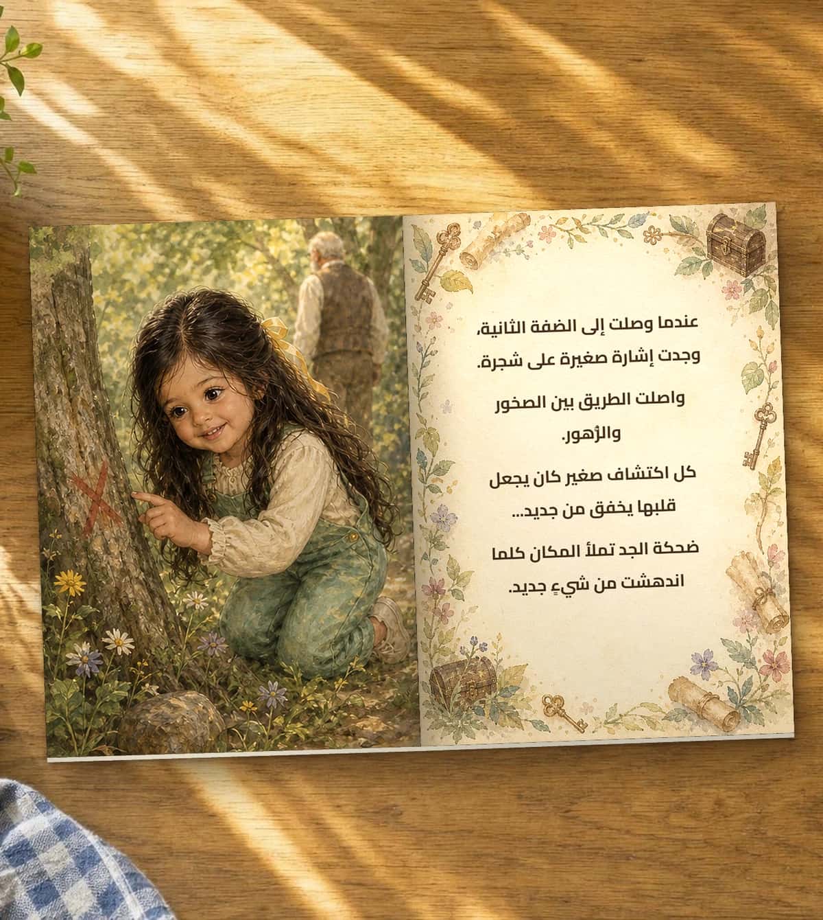 A page of the story