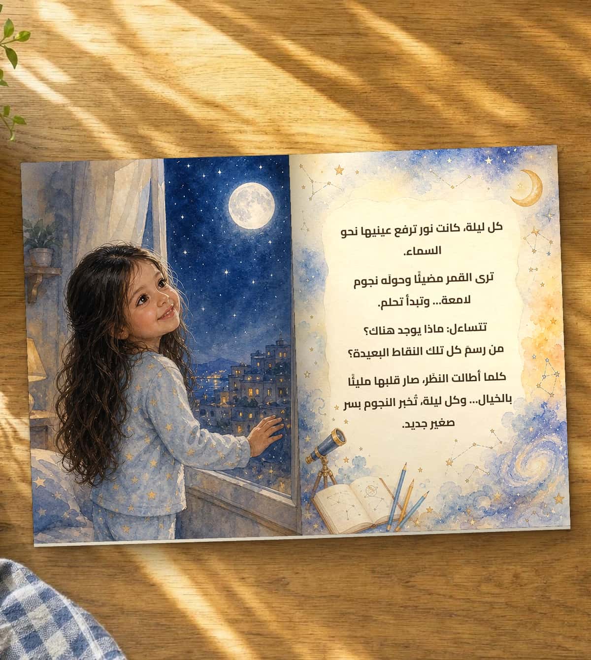 A page of the story