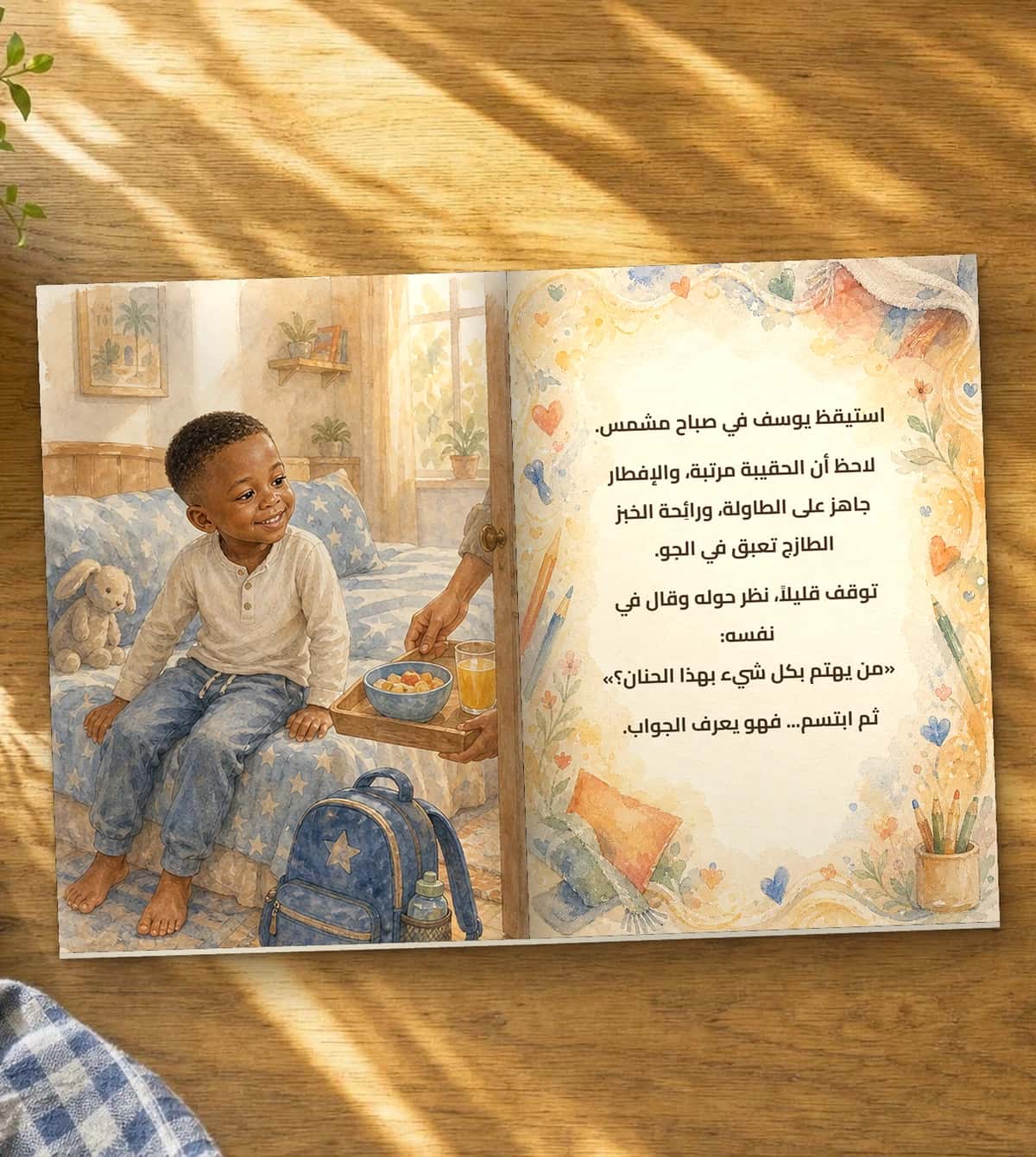 A page of the story