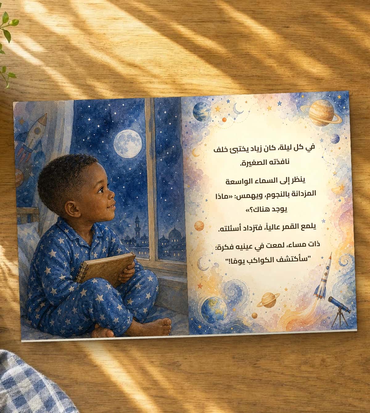 A page of the story
