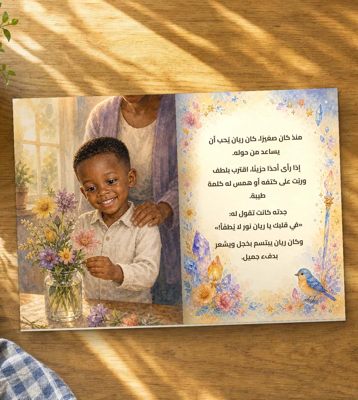 A page of the story