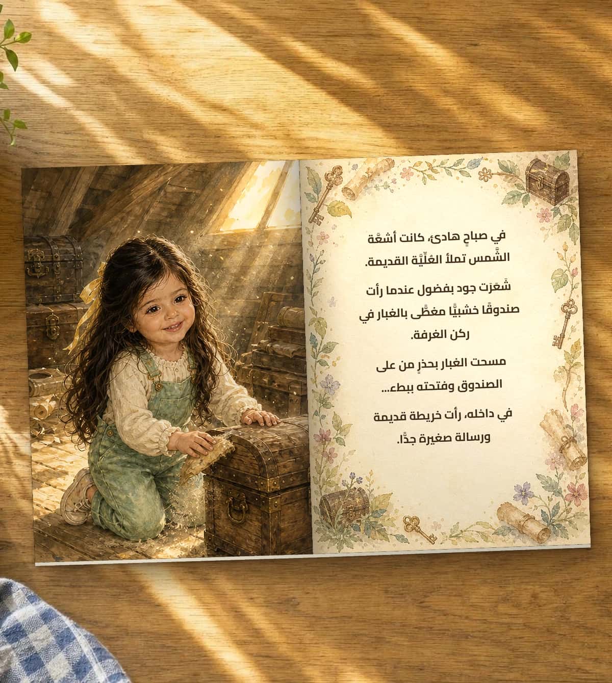 A page of the story
