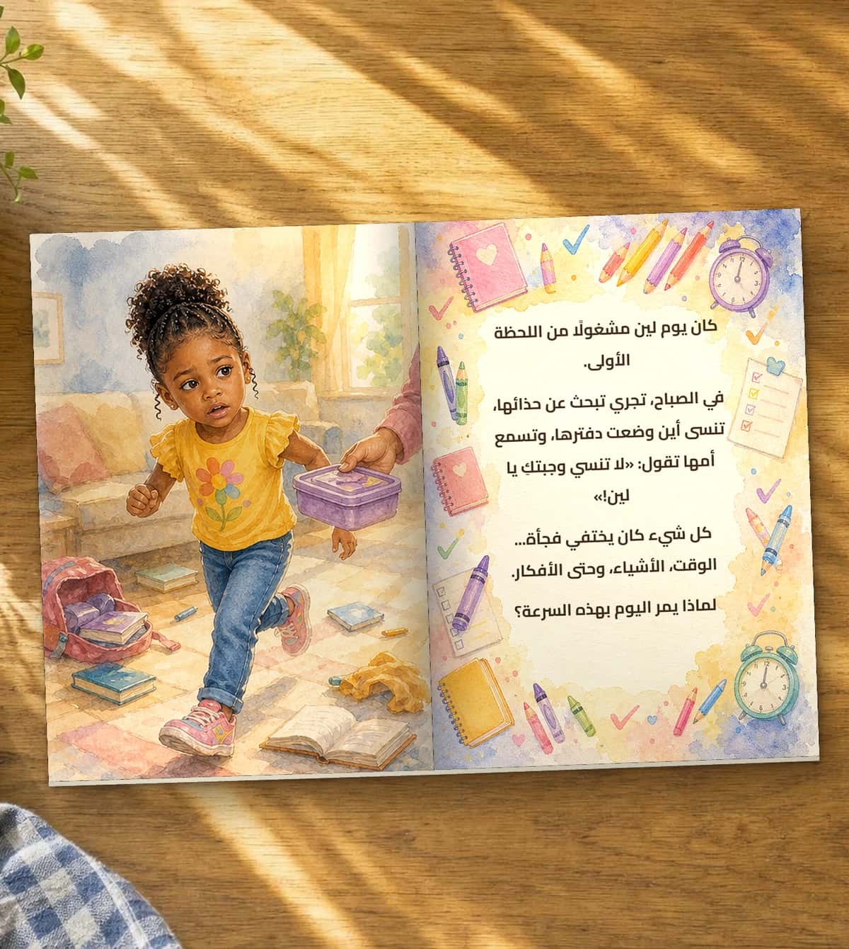 A page of the story