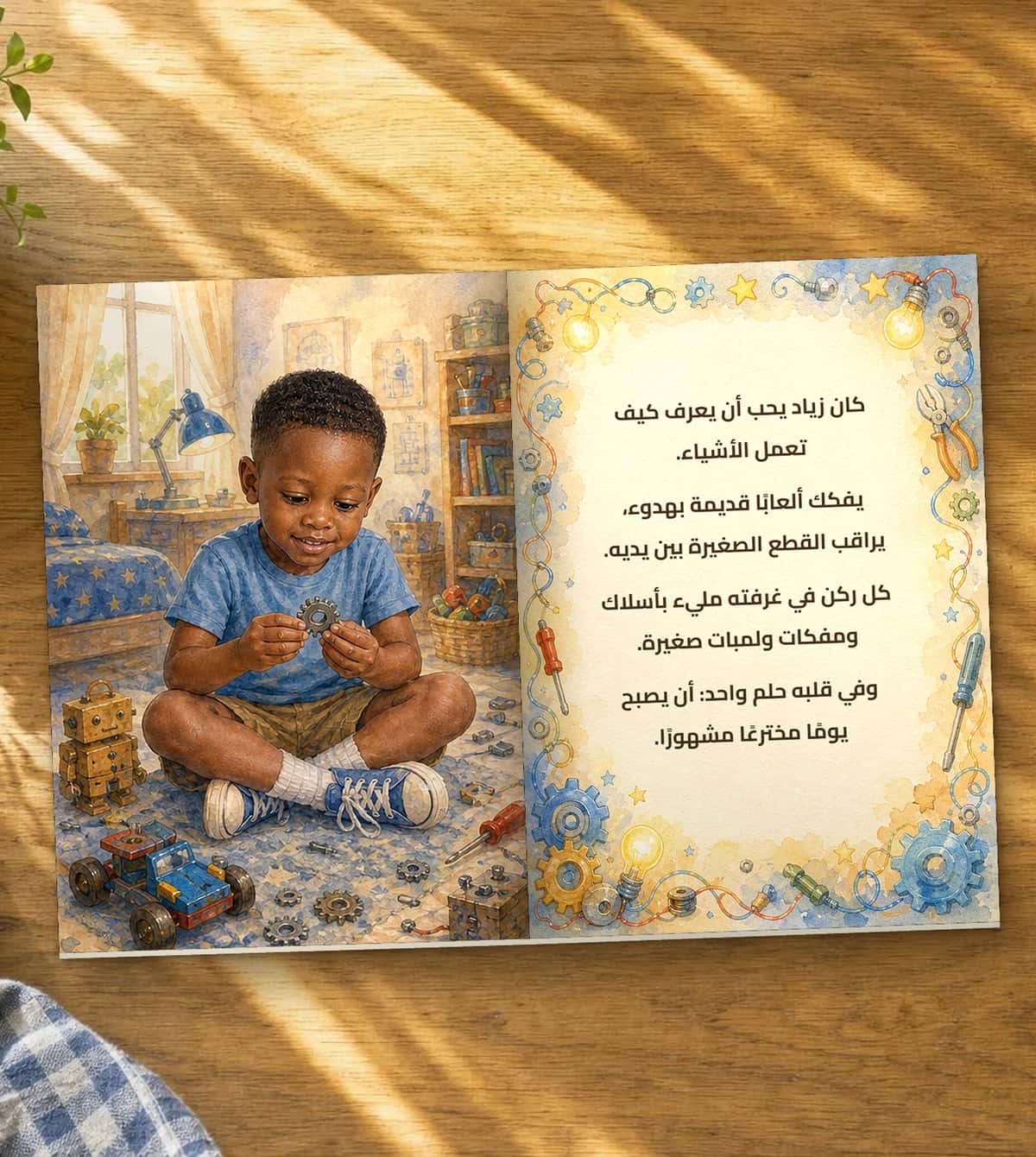 A page of the story