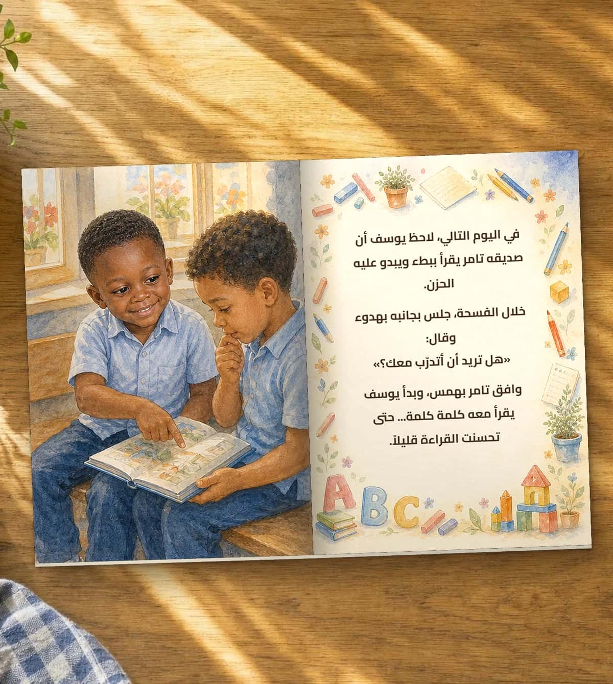 صفحة من القصة